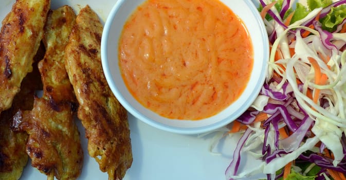 Satè skewers