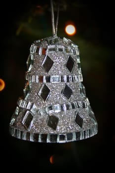 Glittering Christmas Decorations - Bell
