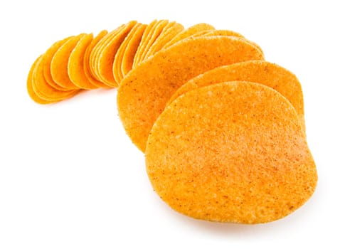 Range of potato chips