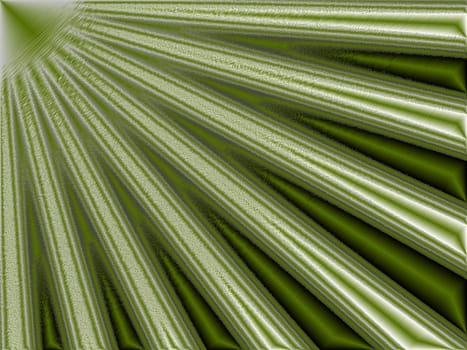 colored green background with a delicate structure
