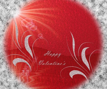 in  letters, all love for valentines day