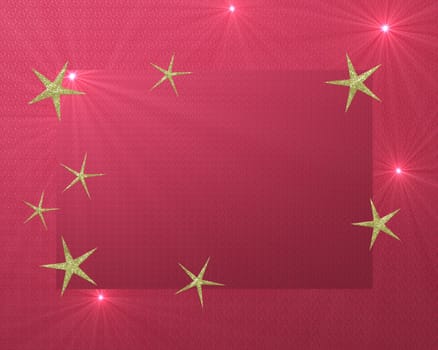 colored green background with a delicate structure