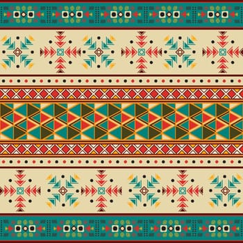Seamless tile with navaho pattern