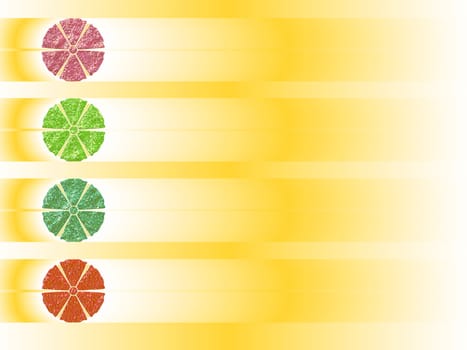 colored gold background with a delicate structure