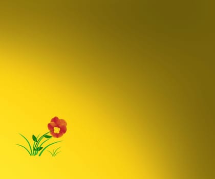 colored gold background with a delicate structure