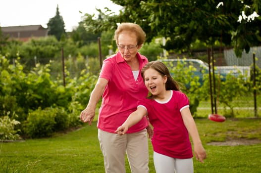 Grandparent with grandchild