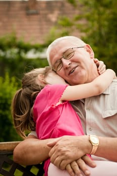 Love - grandparent with grandchild portrait