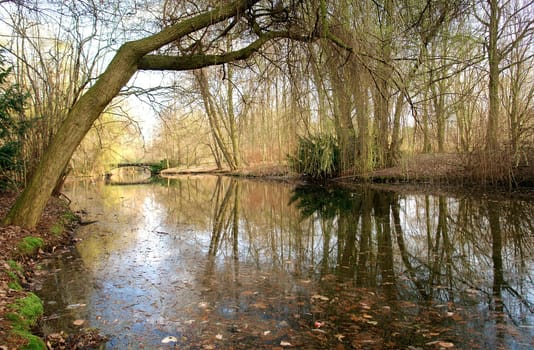 Tiergarten center city park, Berlin, Germany..