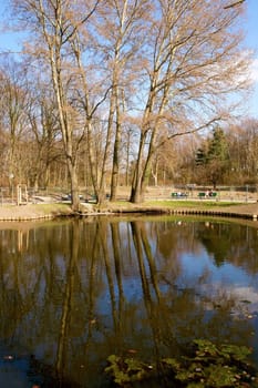 Tiergarten center city park, Berlin, Germany..