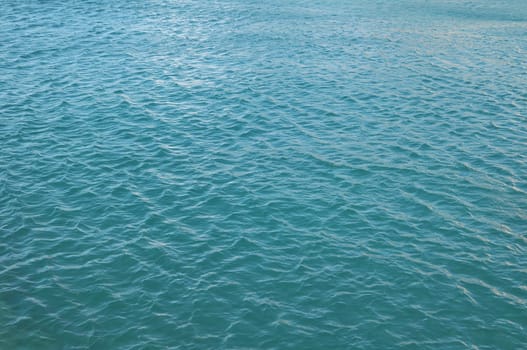 Blue Water Texture Pattern at Noon on the Atlantic Ocean