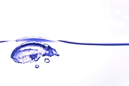 Abstract detail of water splashes blowing spray - abstract shapes