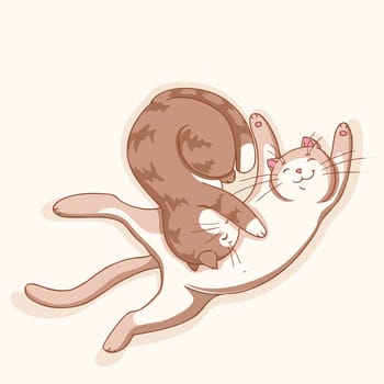 cats in love