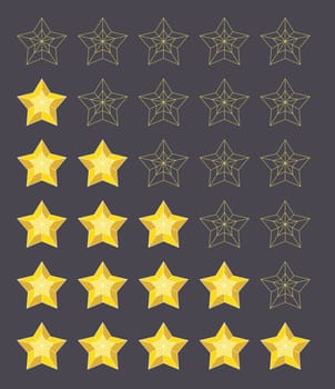 Five stars rating
