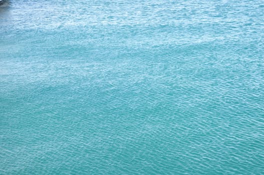 Blue Water Texture Pattern at Noon on the Atlantic Ocean