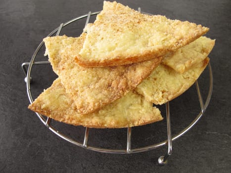 Homemade butter biscuits with cinnamon