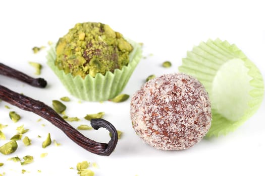 Pralines,chocolate truffles