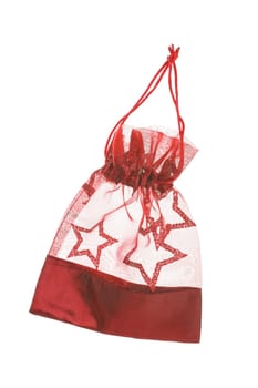 Red Organza jewelry bag,decoration pouch