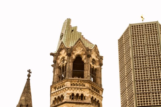 Memorial Kaiser Wilhelm Church in Berlin, Germany.