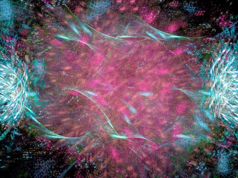 A digitally generated background fractal..