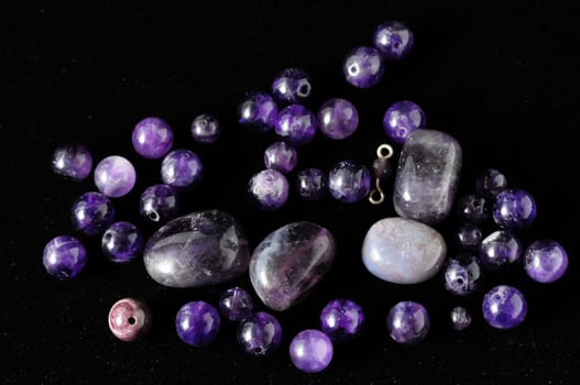 Amulet Amethyst Stone Ready to Make Handmade Jewelry