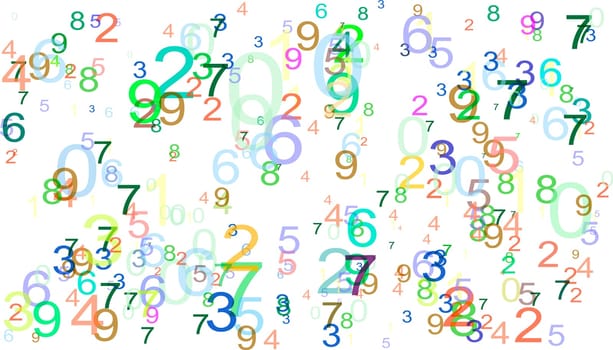 Number-Background-Colorful