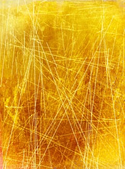 Gold Alt Kratzer - Mixed Media
