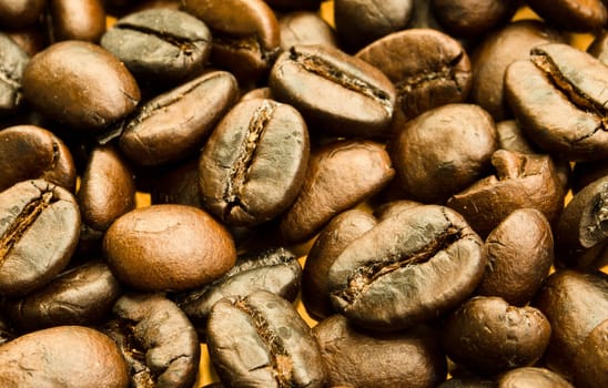 roasted coffee beans, can be used as a background