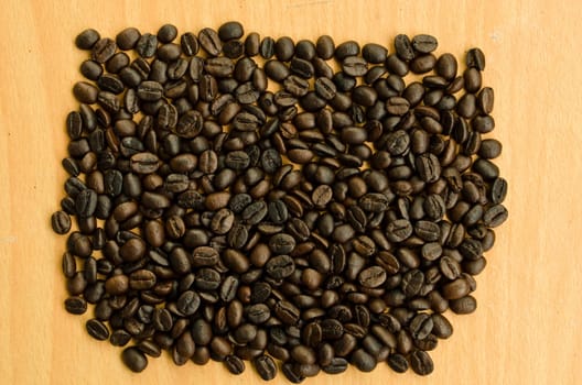 roasted coffee beans, can be used as a background