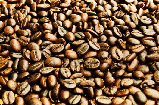roasted coffee beans, can be used as a background