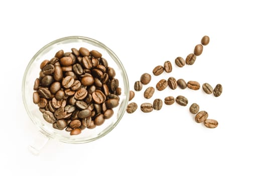 roasted coffee beans, can be used as a background