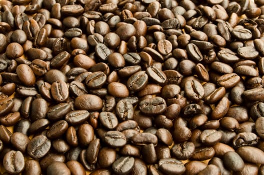 roasted coffee beans, can be used as a background