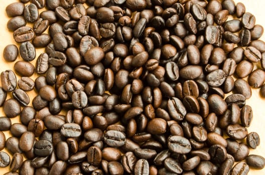 roasted coffee beans, can be used as a background