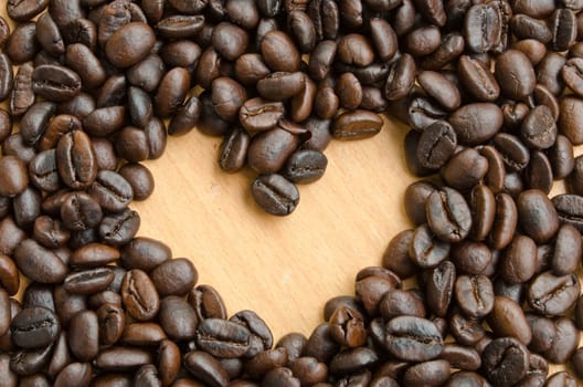 roasted coffee beans, can be used as a background
