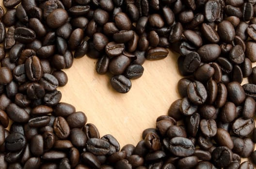 roasted coffee beans, can be used as a background