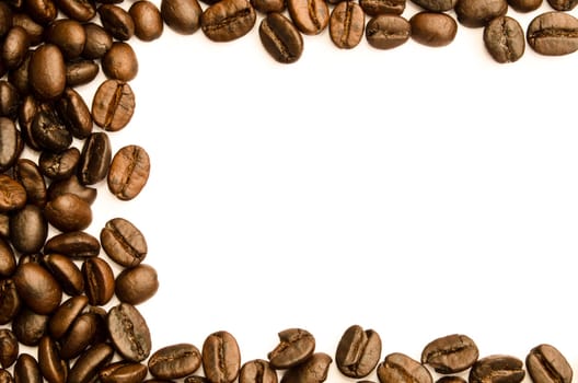 roasted coffee beans, can be used as a background