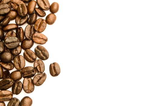 roasted coffee beans, can be used as a background