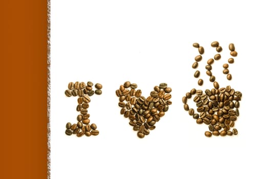 roasted coffee beans, can be used as a background