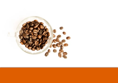 roasted coffee beans, can be used as a background