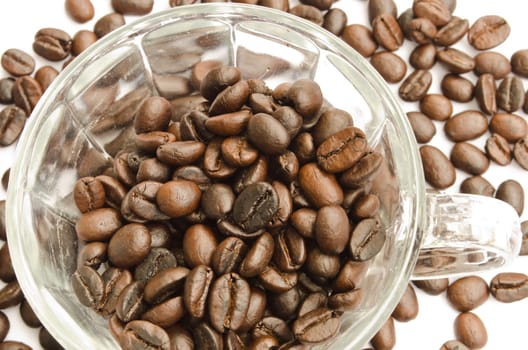 roasted coffee beans, can be used as a background