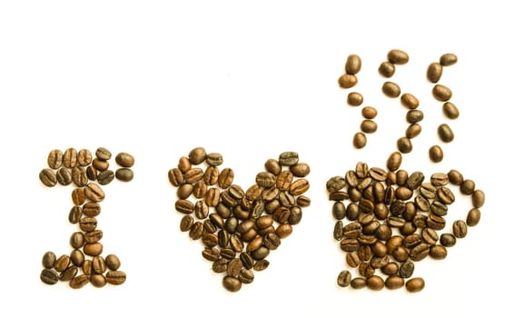 roasted coffee beans, can be used as a background