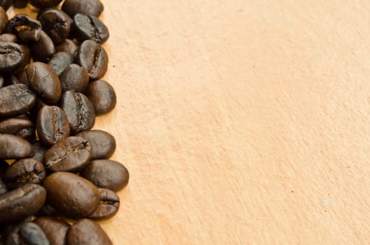 roasted coffee beans, can be used as a background