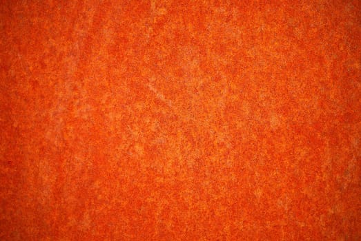 Rusty panel of a façade cladding