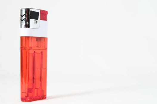 Big Cigarette Lighter on a White Background