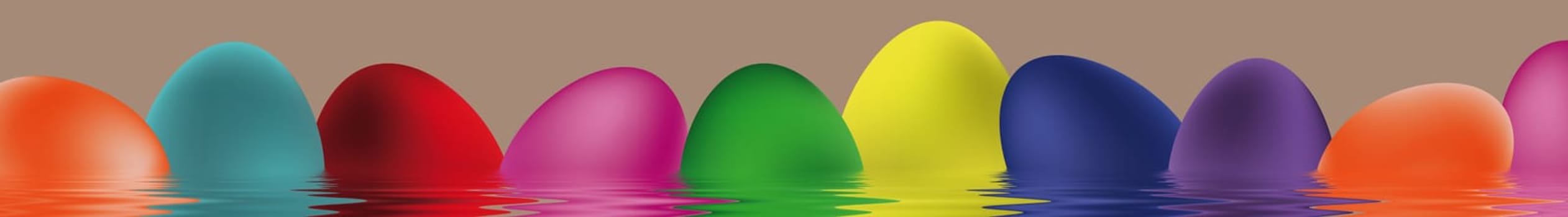 colorful Easter eggs