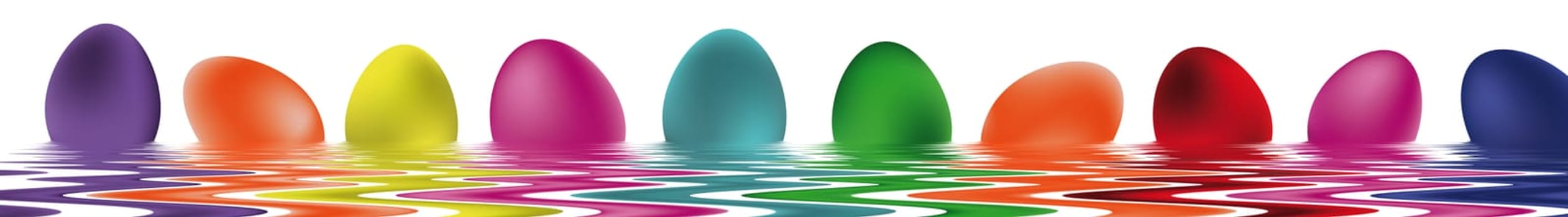 colorful Easter eggs