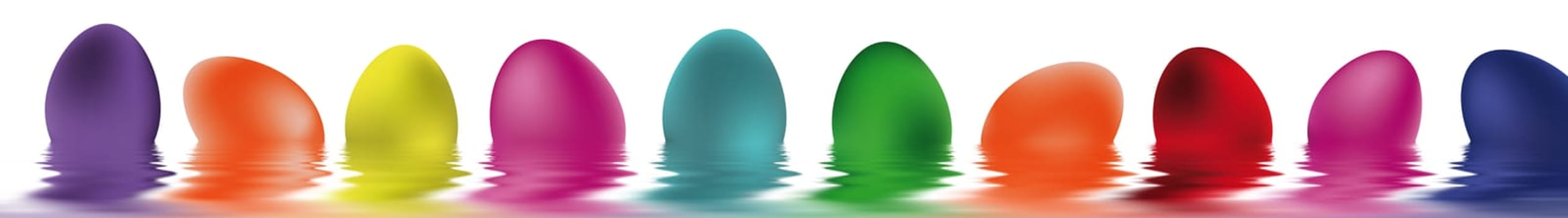 colorful Easter eggs