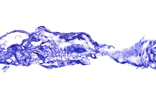 Abstract detail of water splashes - blowing spray - involutions