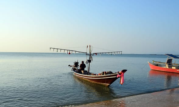 The fisherman and his boat