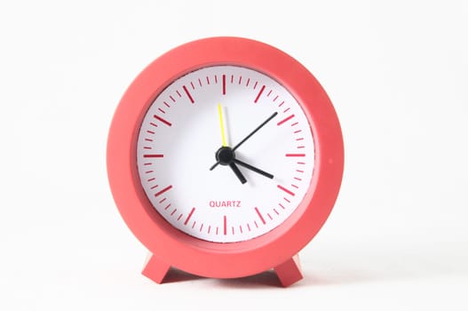 Retro Vintage Alarm Clock on a White Background