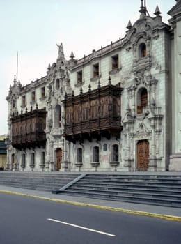 Archiepiscopal  Palace in Lima, Peru